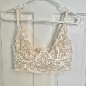 Victoria’s Secret NWT White Lace Underwire Bra - 34D